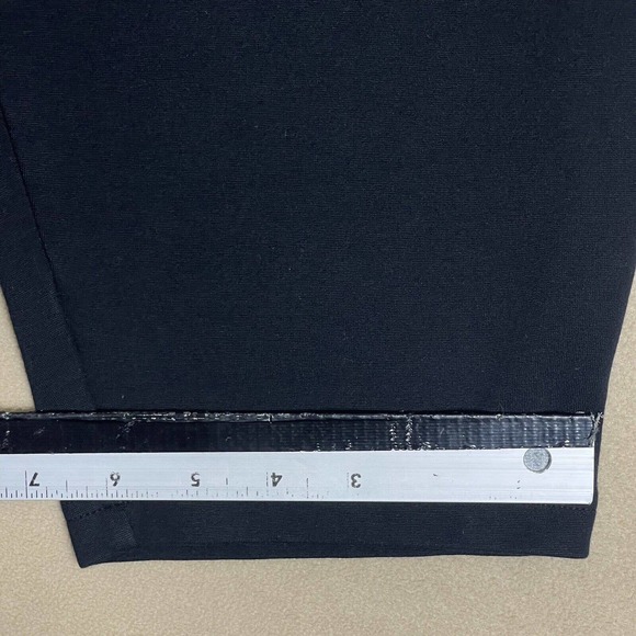 Adidas Cropped Training Jogger Sweatpants Mens M Black Elastic Waist Tapered - Picture 8 of 15